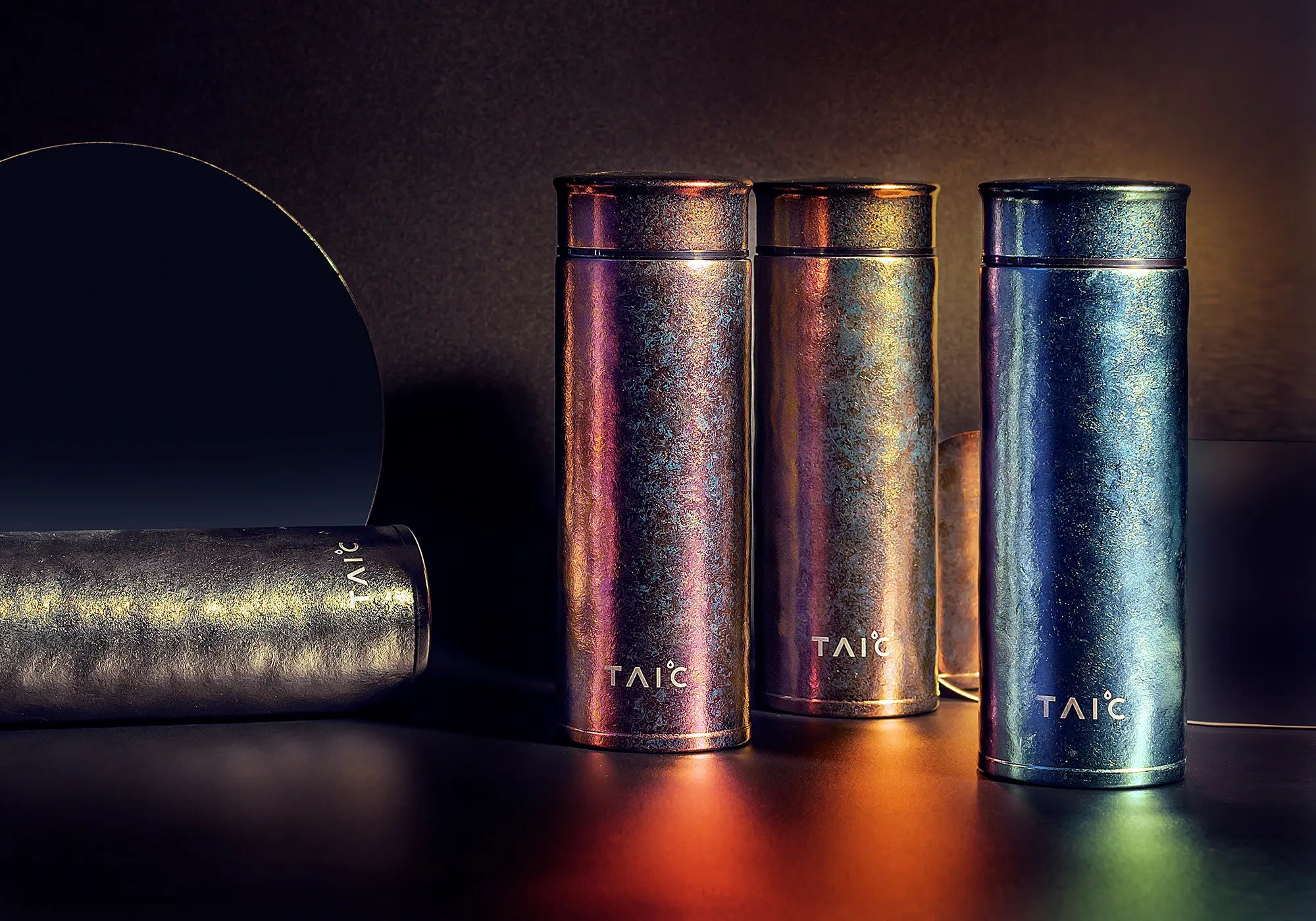 TAIC チタン真空ボトル　220ml Amazon | TAIC チタン真空ボトル と ストレーナー 420ml